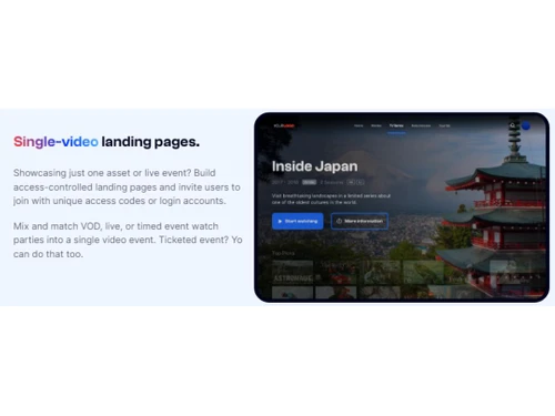 CineSend Landing page