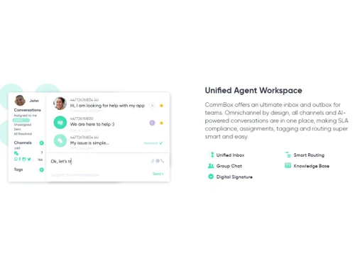 CommBox Unified Agent workspace