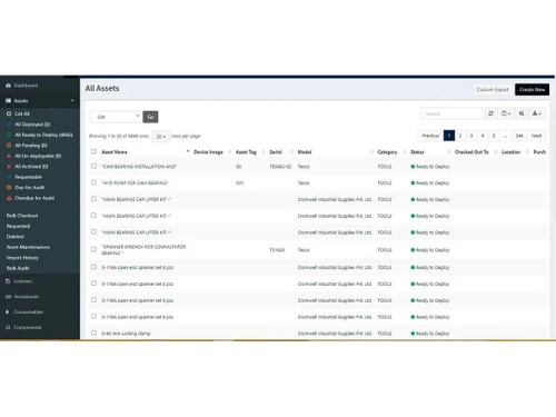 infotronicx assets-list