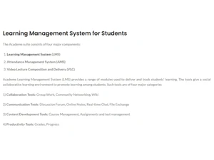 Ampletrails LMS Academe-LMS for students