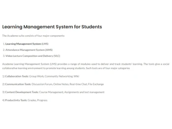 Ampletrails LMS Academe-LMS for students