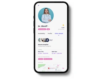 docveda doctor appointment details
