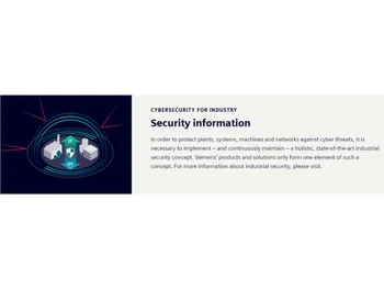 SIMATIC Security Information