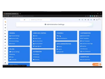subscriptionflow administration settings