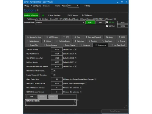 Open Automation Software option