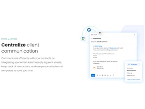 monday sales crm email activities