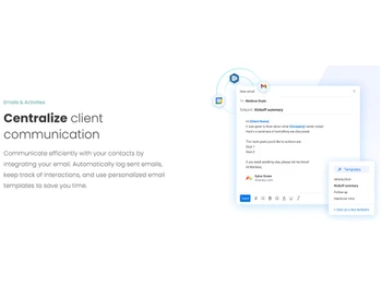 monday sales crm email activities