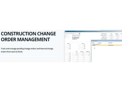 Jonas Construction Scheduling