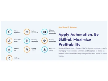 sun shine hospital management software features