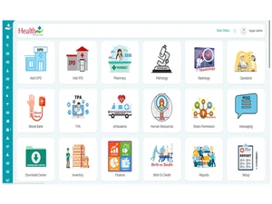sun shine hospital management software modules
