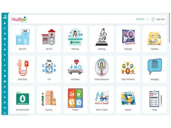 sun shine hospital management software modules
