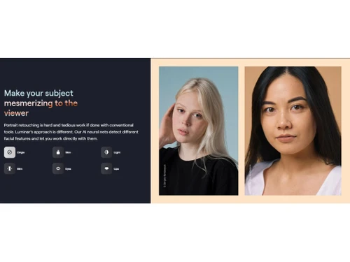 Luminar Neo Portrait retouching