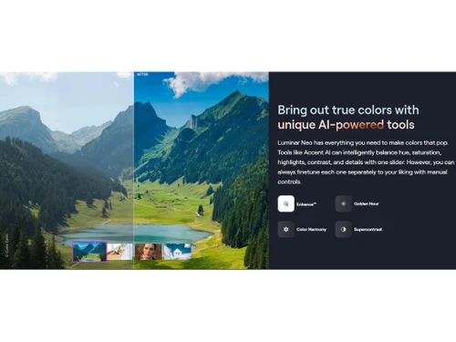 Luminar Neo Unique AI powered tools