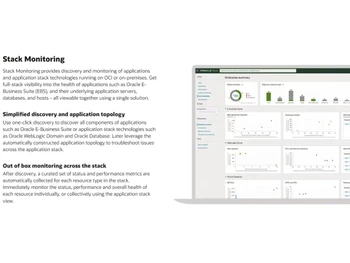 Oracle Application Performance Monitoring-Stack Monitoring