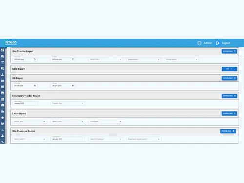 nyggs-hrms reports