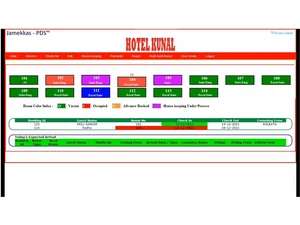 jamekkas hotel management software room availability