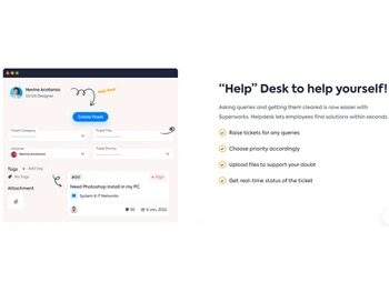 super hrms help desk management