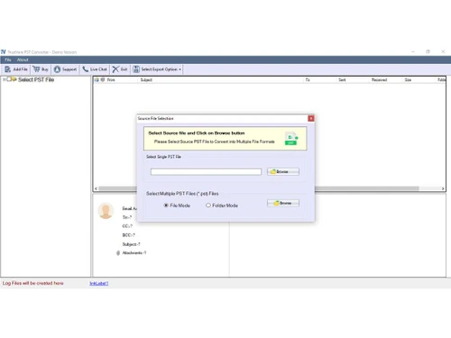 trustvare browse pst file