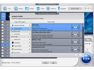 winxdvd output-profile