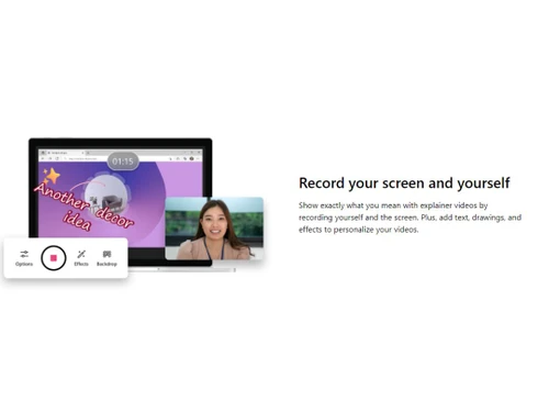 Microsoft 365 F1 Record screen