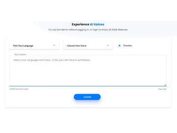 Experience AI Voices