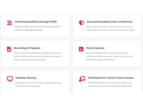 TrueConference features