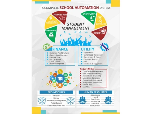 vidya school erp transport