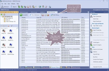 Activity Monitoring Software view history