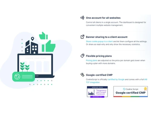 Cookie Script-For single websites & agencies