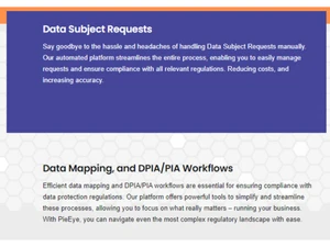 PieEye Data subject requests