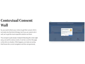 Axeptio-Contextual consent wall