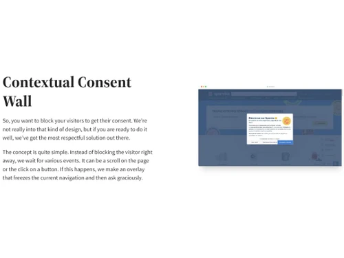 Axeptio-Contextual consent wall