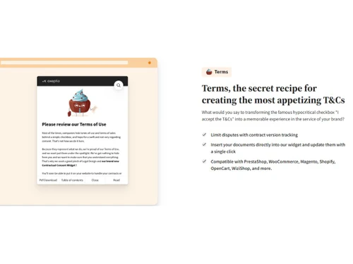 Axeptio-Create appetizing T&Cs