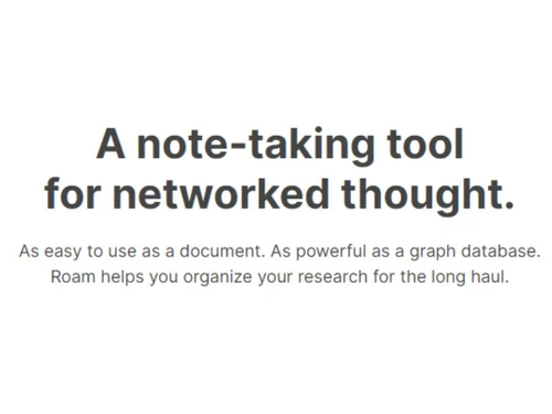 Roam Note Taking