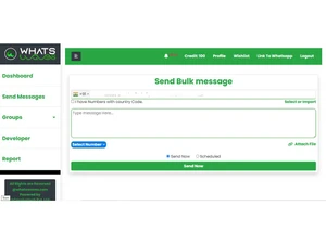 whatswaves send messages