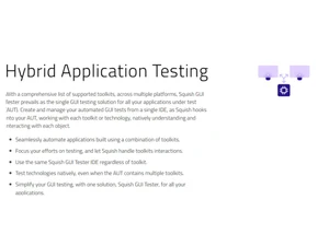 Squish-Hybrid application testing