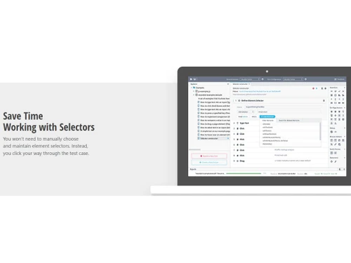 TestCafe Studio-Save time with selectors