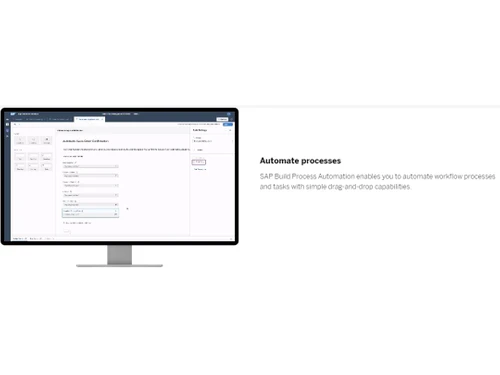 SAP Business Technology Platform Automate processes