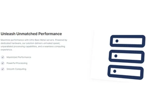 Utho Unmatched performance