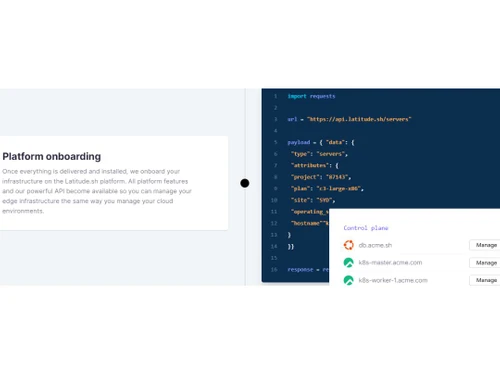 Latitude Sh Platform onboarding