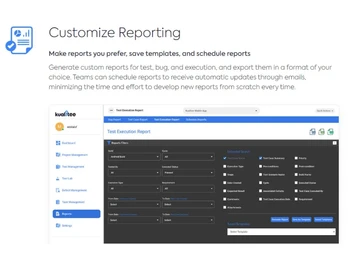 Kualitee-Customize reporting