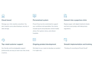 PROVET Cloud-Features