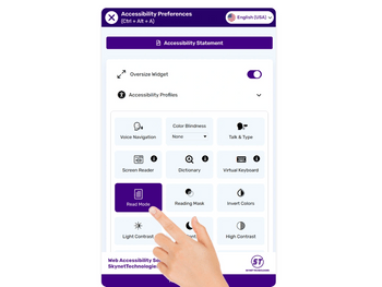 All In One Accessibility Pro accessibility preferences
