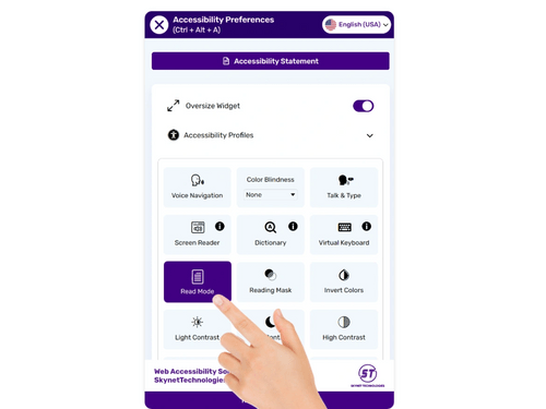 All In One Accessibility Pro accessibility preferences