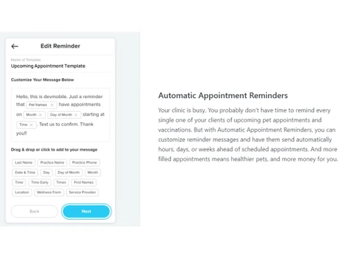 Veterinary-Appointment reminders