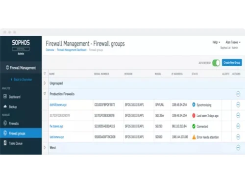 Sophos Firewall groups