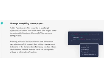 Netlify Functions-Manage in one project
