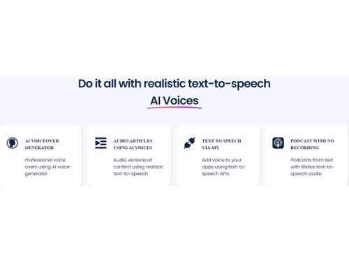 Listen2It-Realistic AI Voices