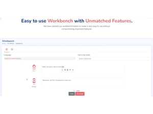 Speechactors-Easy to use workbench