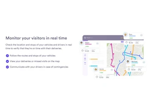 SimpliRoute Real-time monitoring